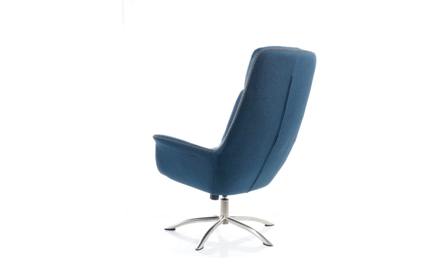 Fotoliu Relaxare tapitat cu stofa + Taburet Rahela Teal, l75xA80xH104 cm (2)