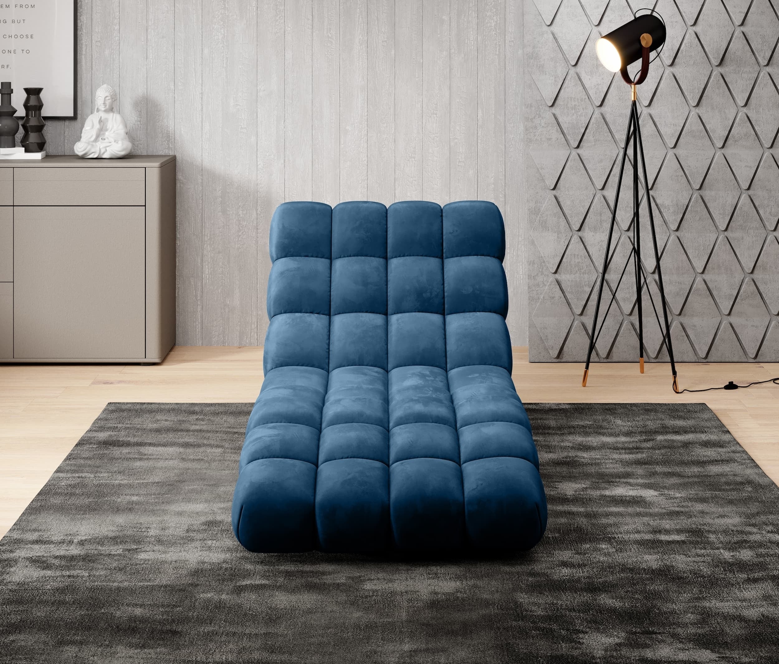 Wersal Fotoliu sezlong relaxare, tapitat, cu mecanism electric Relax, Gatiola 80, l80xA166xH87 cm