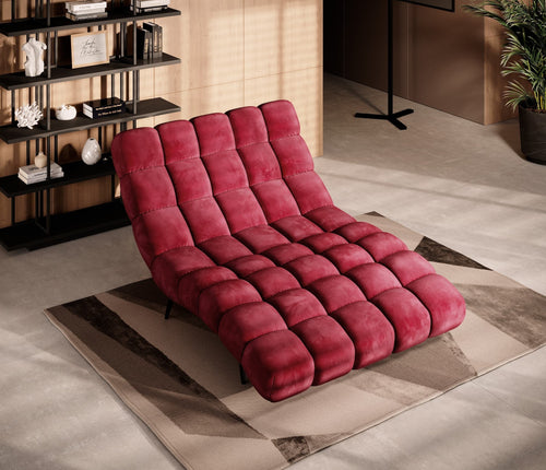 Wersal Fotoliu sezlong relaxare, tapitat, Delphinium 120, l120xA166xH91 cm