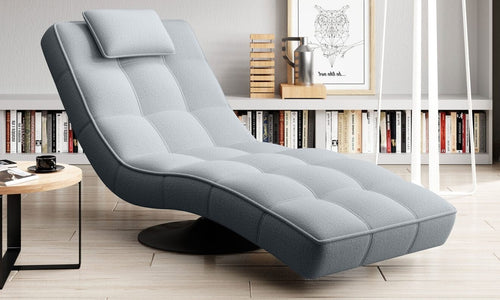 Wersal Fotoliu sezlong relaxare, tapitat, Lexica, l74xA162xH86 cm