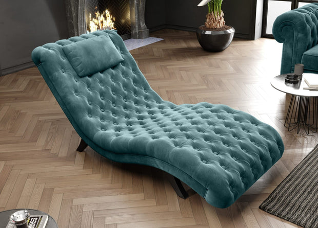 Wersal Fotoliu sezlong relaxare, tapitat, Lordus, l73xA163xH75 cm