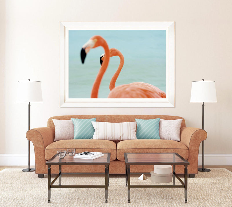 Tablou Framed Art Flamingo Couple (1)
