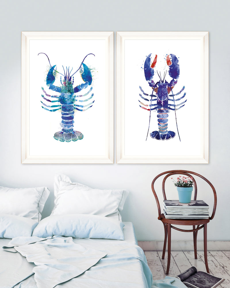 Tablou Framed Art Watercolor Lobster II (1)
