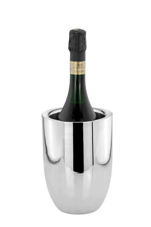 Hermann Bauer Frapiera din otel inoxidabil, Plain Polish Argintiu, Ø13,5xH19,5 cm