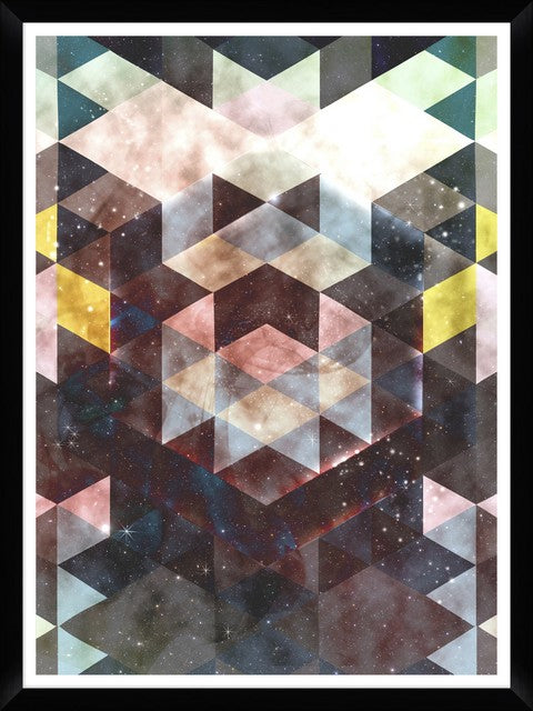 Tablou 4 piese Framed Art Galaxy Triangles (4)