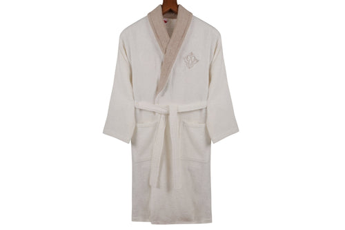 Asir Halat de baie unisex din bumbac, Daily Ivoir / Bej, M / L