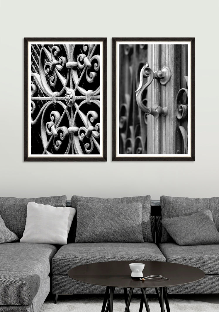 Tablou 2 piese Framed Art Iron Ornaments (1)