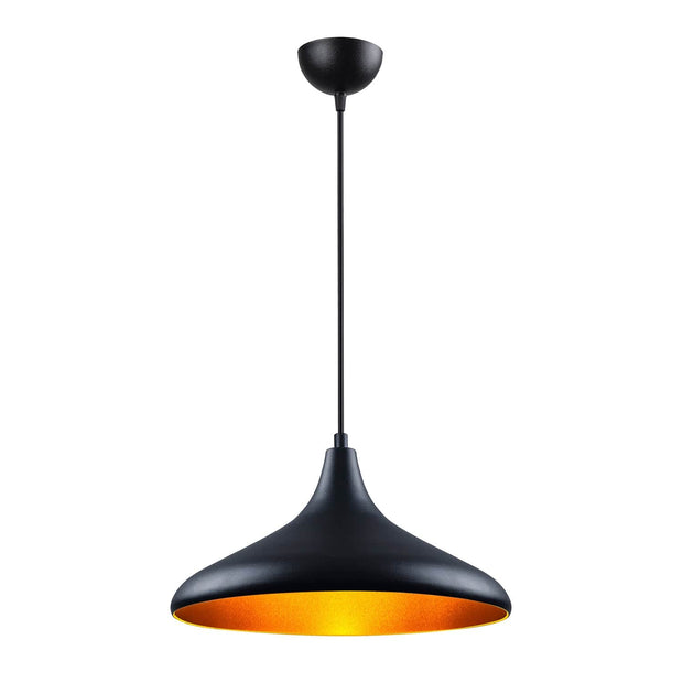 Lustra Atelier Negru / Auriu