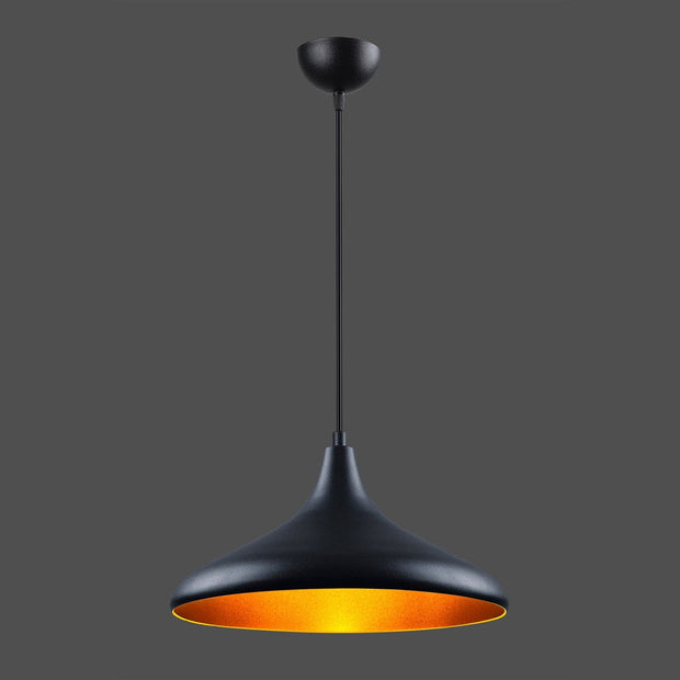 Lustra Atelier Negru / Auriu (2)