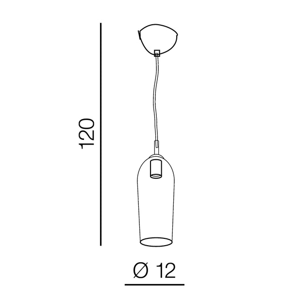 Azzarddo Lustra Blanca 1 Champagne, AZ3337