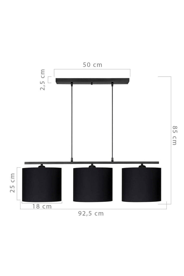 Lustra Caka Negru (2)