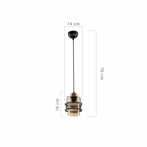 Lustra Ceiling Negru (3)