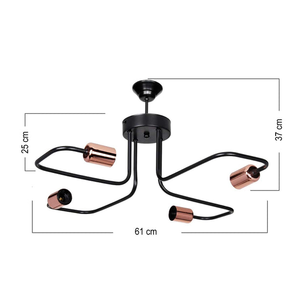 Oyo Lustra Cordoba Negru