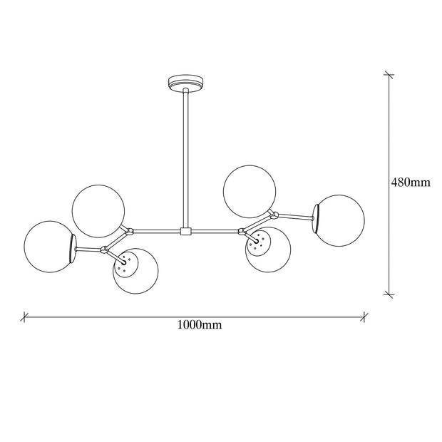 Asir Lustra Damar 6322 Alb / Auriu