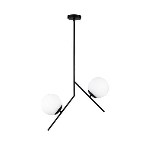 Lustra Diagonal Alb / Negru
