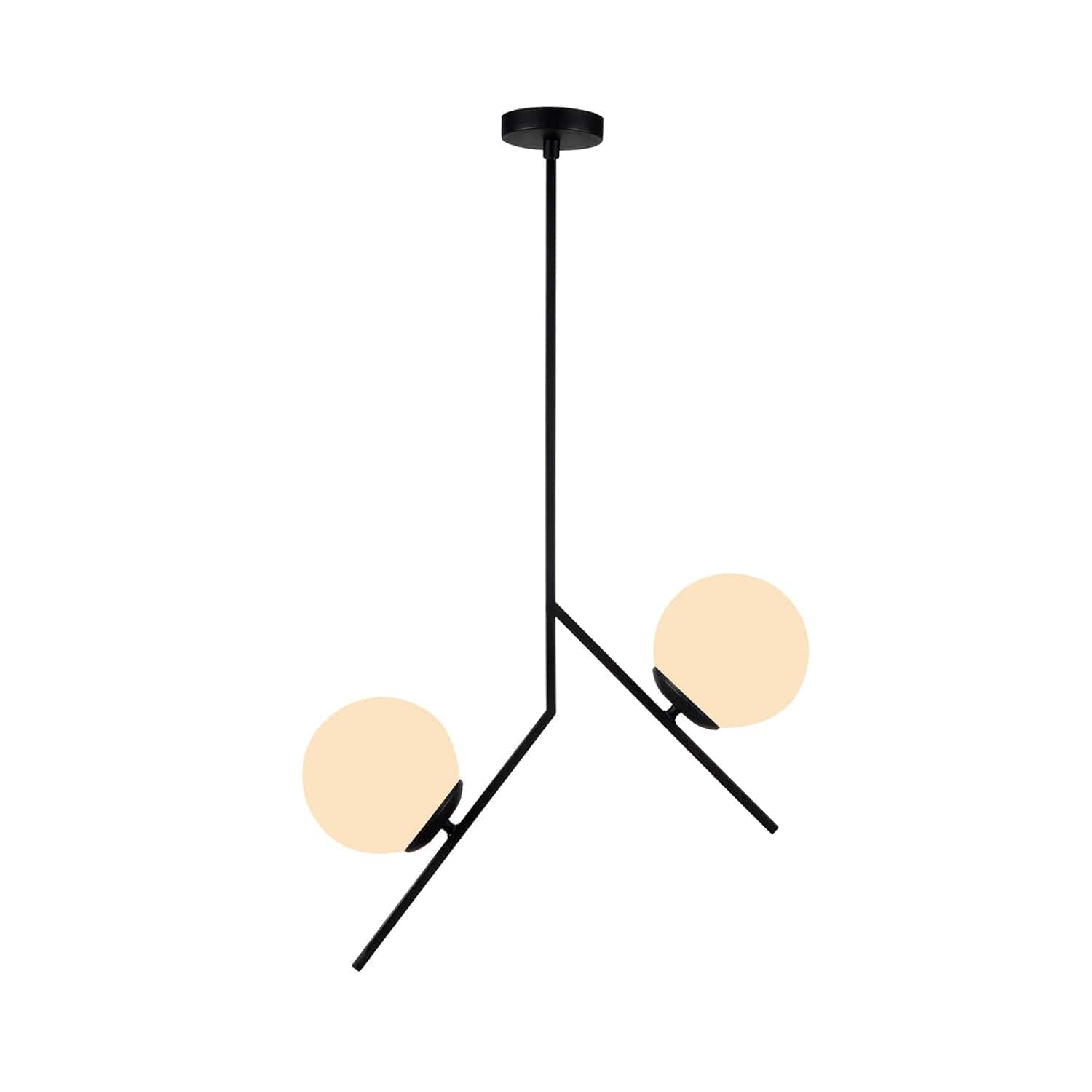 Lustra Diagonal Alb / Negru (1)