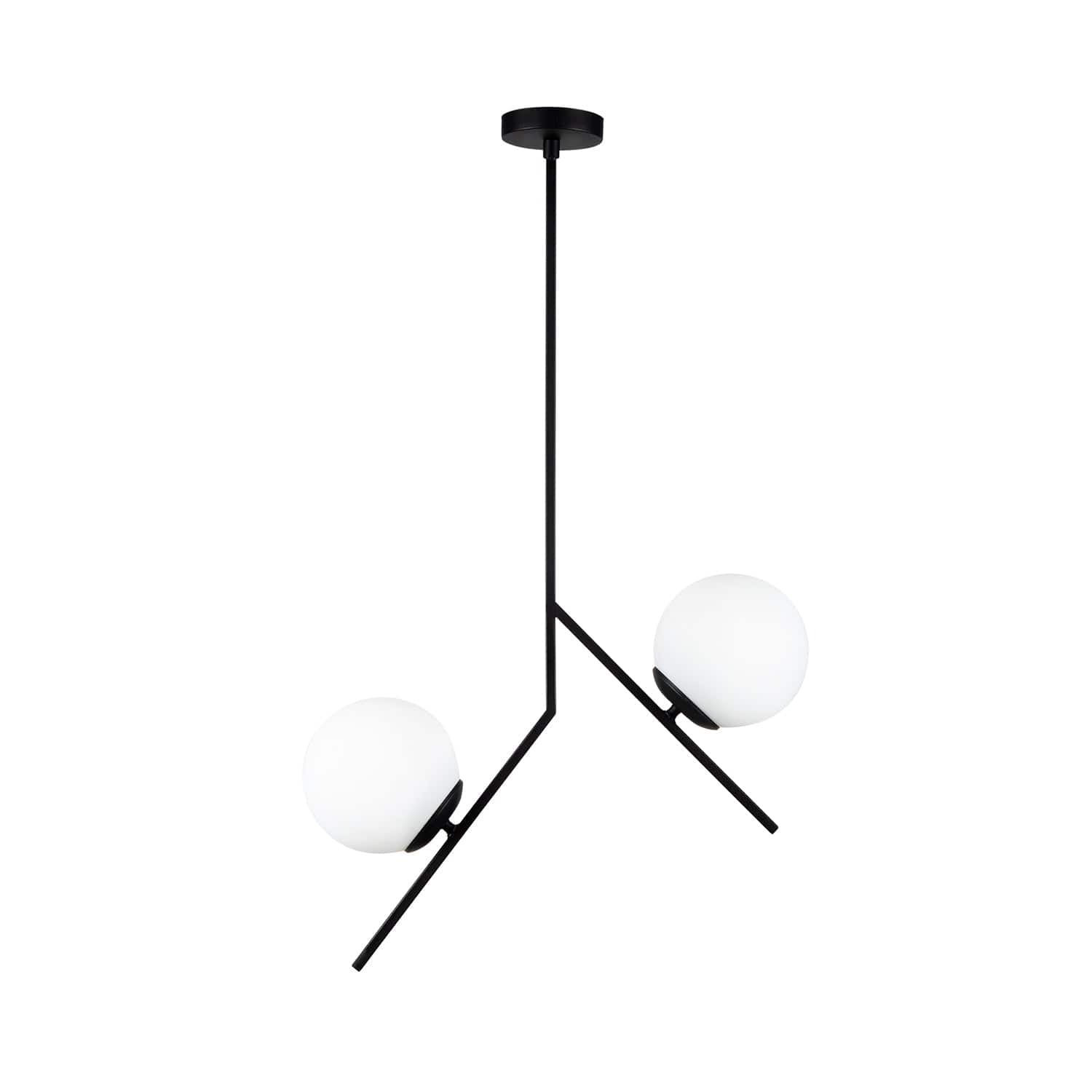 Lustra Diagonal Alb / Negru (2)