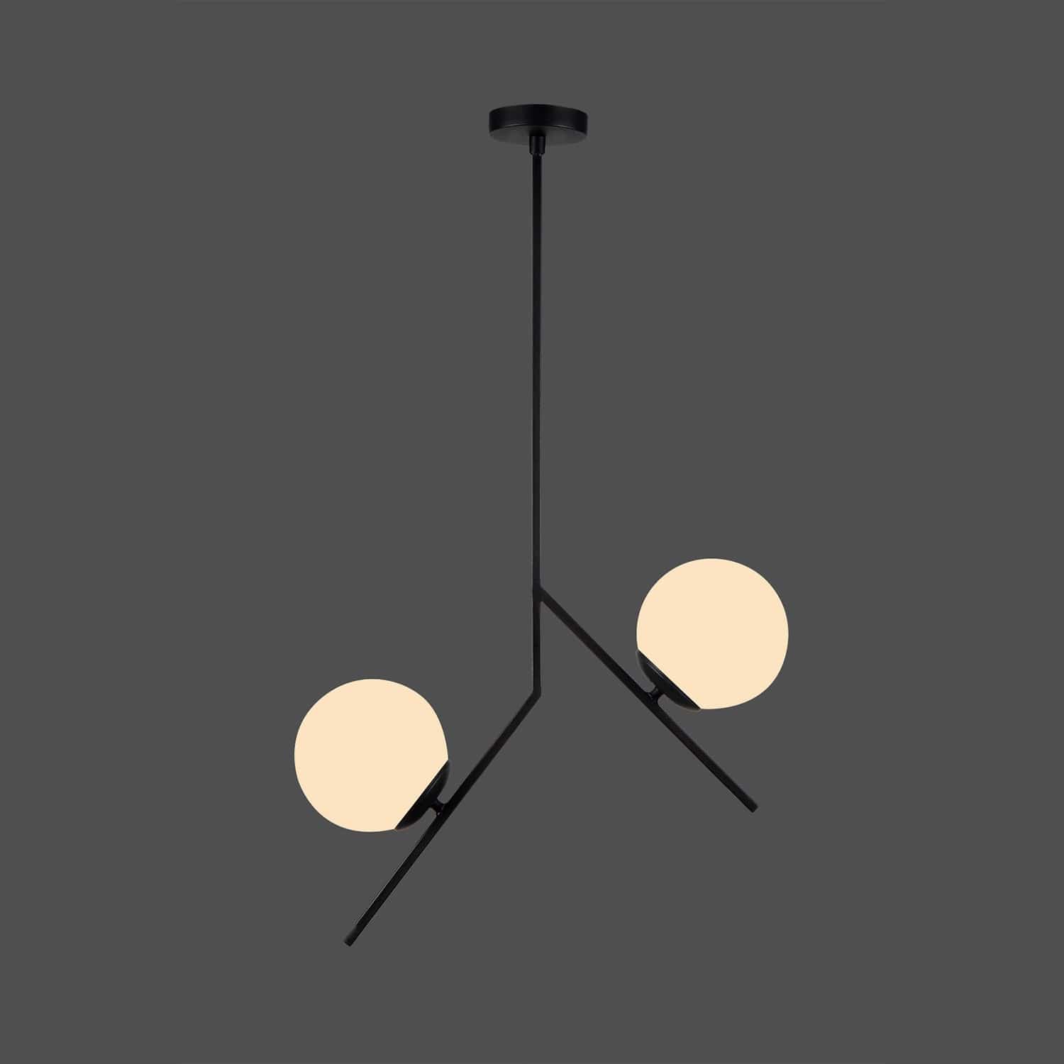 Lustra Diagonal Alb / Negru (3)