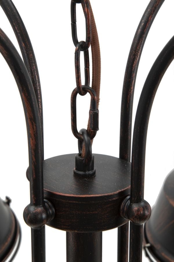 Mauro Ferretti Lustra din metal Bronks Negru