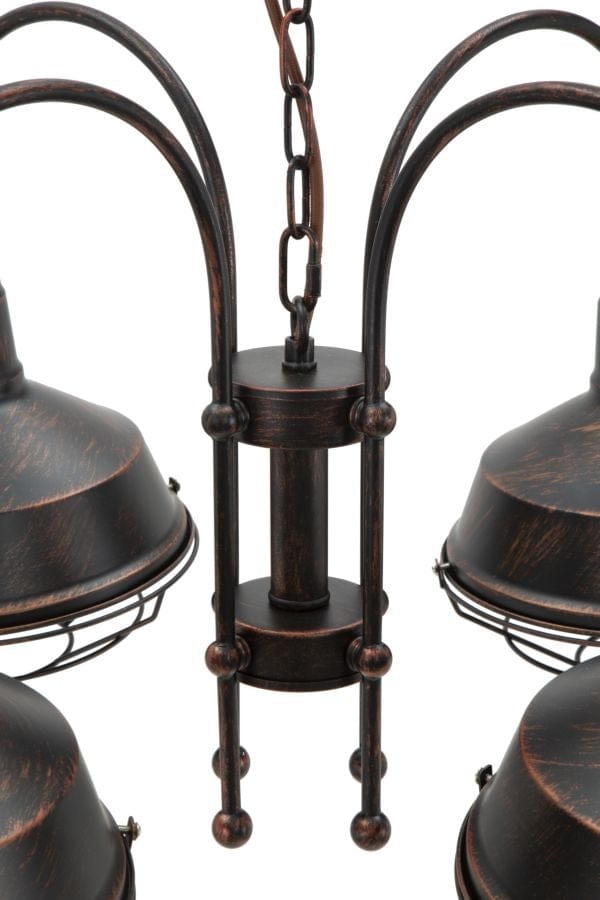 Mauro Ferretti Lustra din metal Bronks Negru