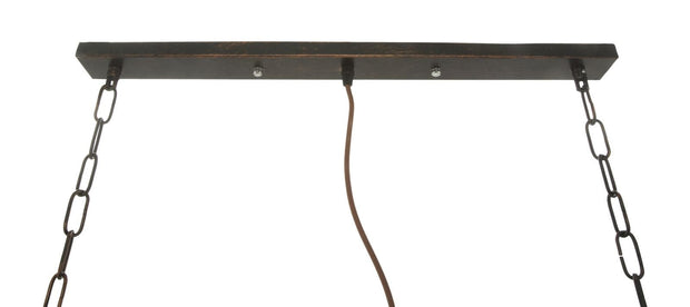 Lustra din metal Gothic Rett Negru (5)