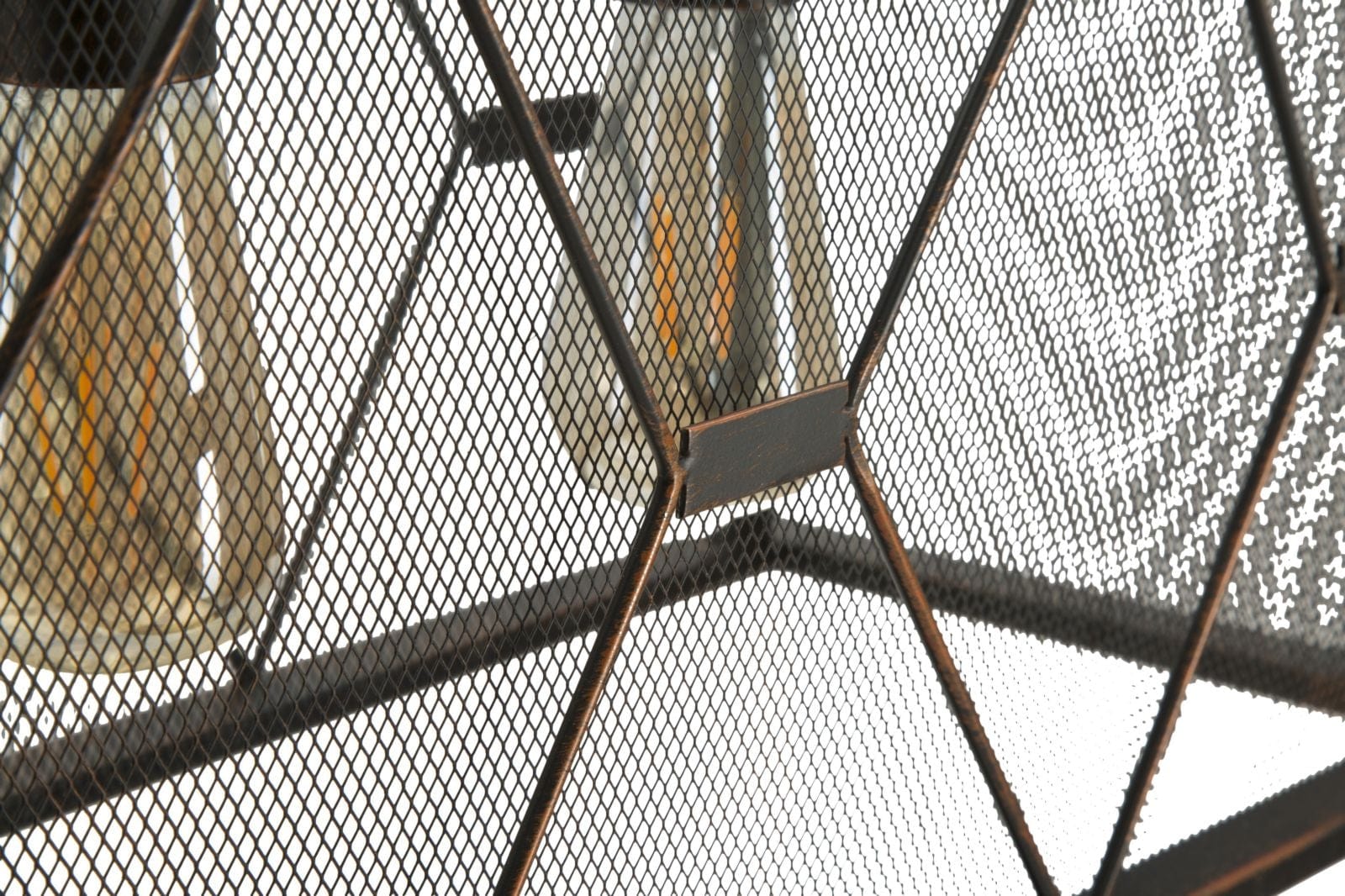 Lustra din metal Gothic Rett Negru (6)