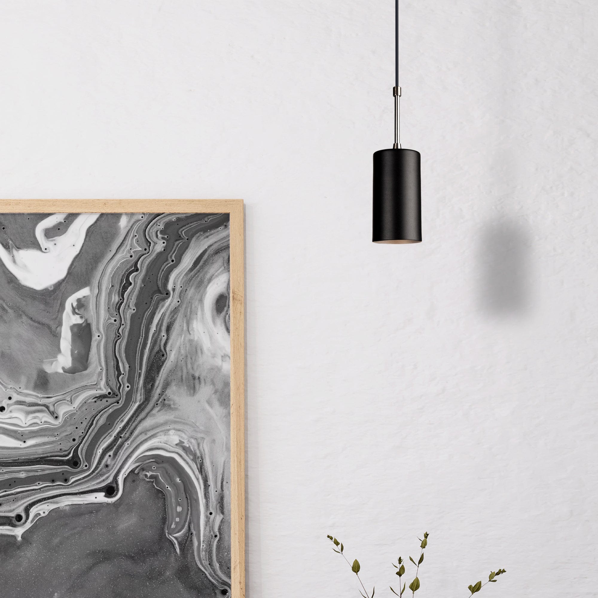 Lustra Geo Negru / Argintiu (3)