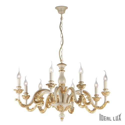 IdealLux Auriu Lustra Giglio SP8