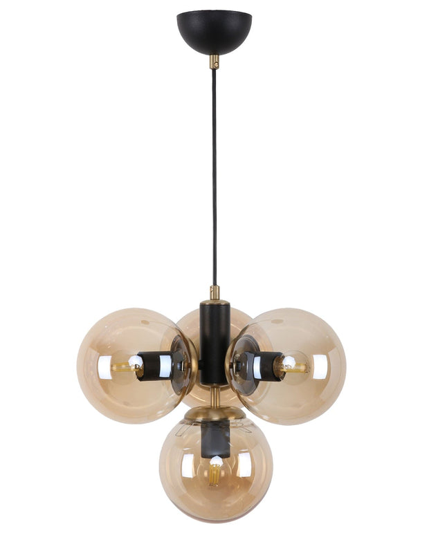 Lustra Hector Negru / Alama