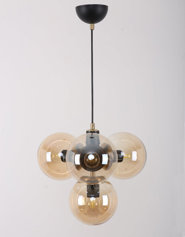 Lustra Hector Negru / Alama (1)
