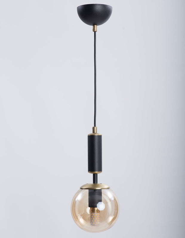 Lustra Hector Negru / Alama