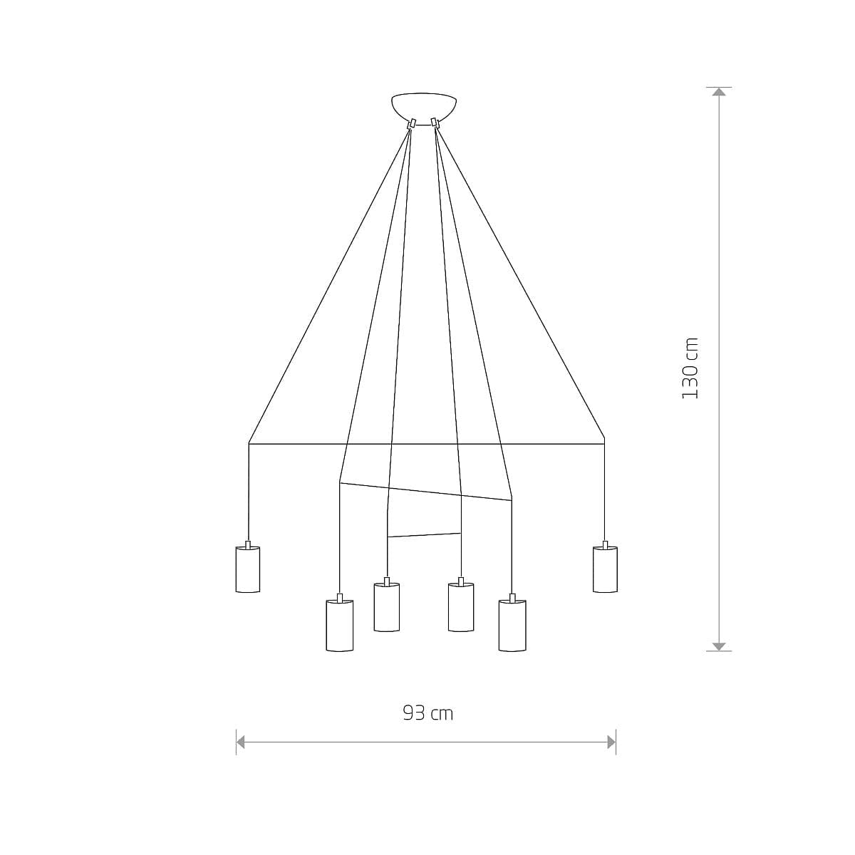 Nowodvorski Lustra Imbria VI Alama