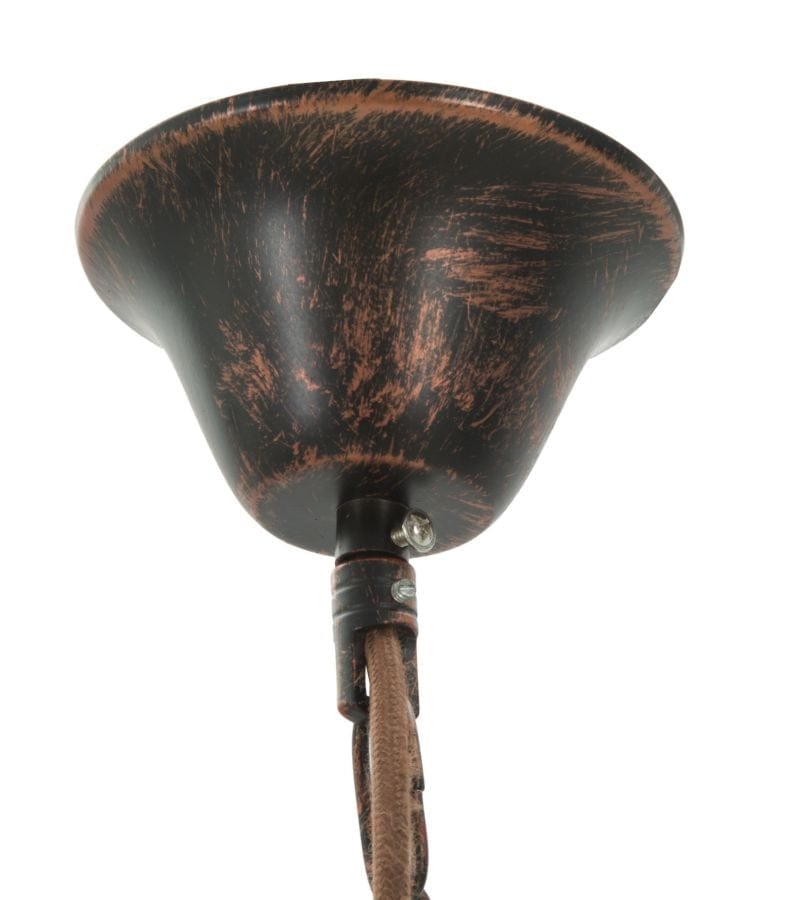 Mauro Ferretti Lustra Ingranaggio 3 Negru / Cupru