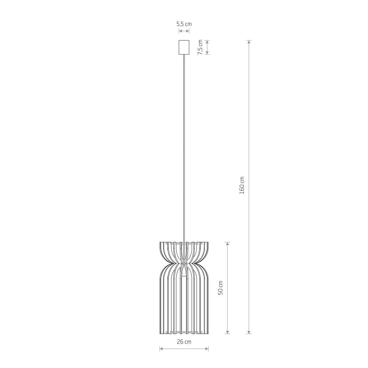 Nowodvorski Lustra Kymi A Natural