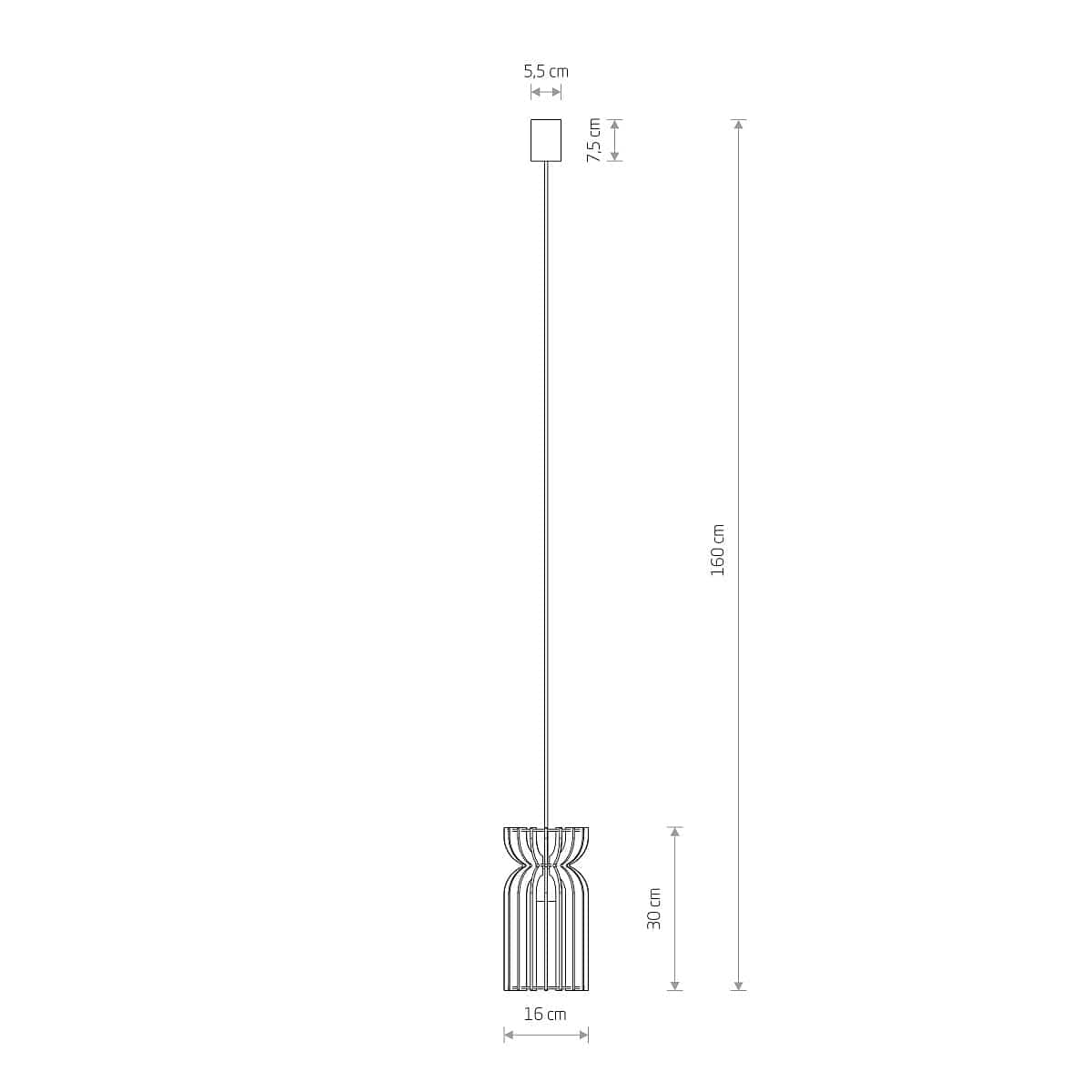 Nowodvorski Lustra Kymi B Negru