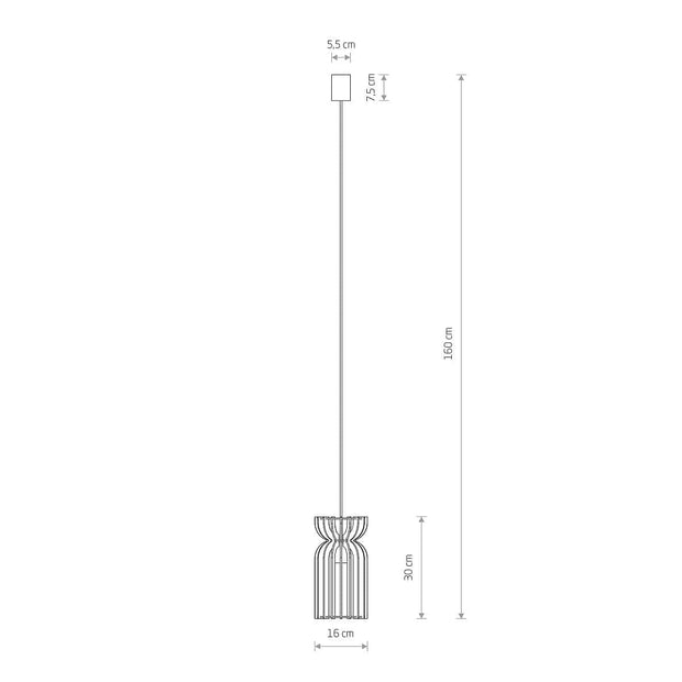 Nowodvorski Lustra Kymi B Negru