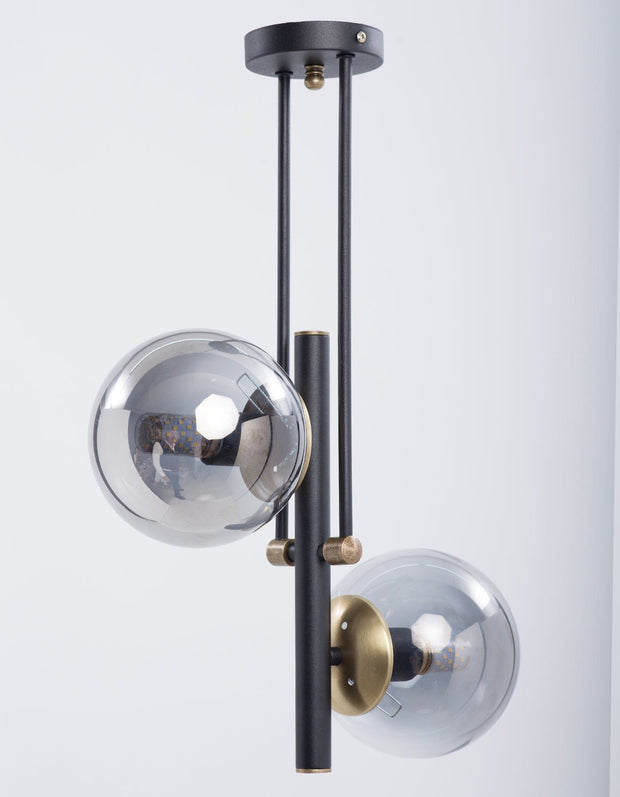 Lustra Libra Negru / Fumuriu (1)