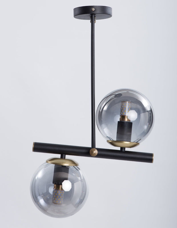 Lustra Libra Negru / Fumuriu (2)
