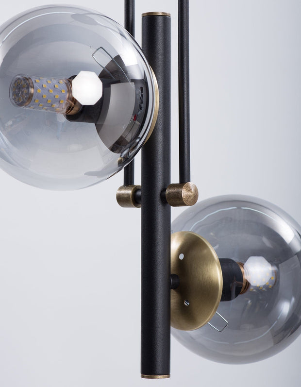 Lustra Libra Negru / Fumuriu (3)