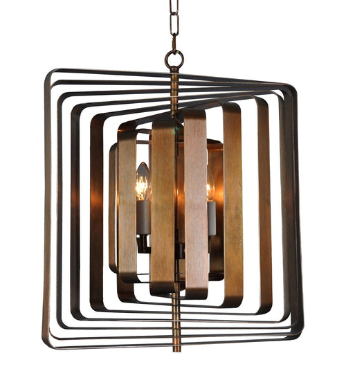 Lustra Luxury Square Cupru