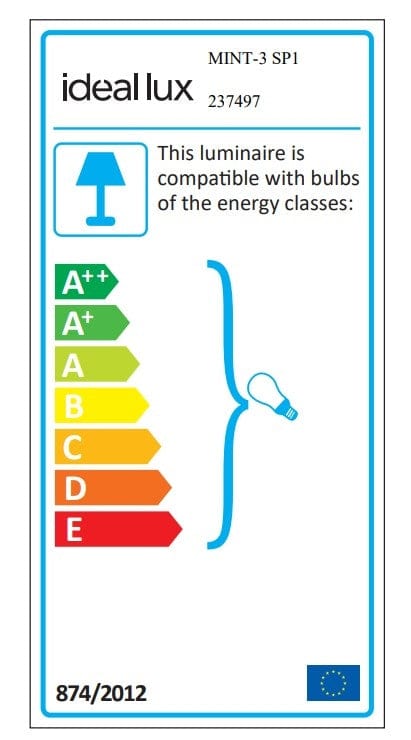 IdealLux Lustra Mint-3 SP1 Verde