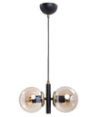 Lustra Monera Negru / Alama