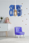 Lustra Number Albastru (1)