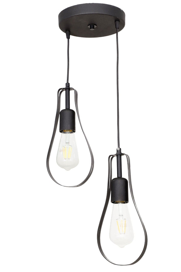 Lustra Odessa Negru (2)