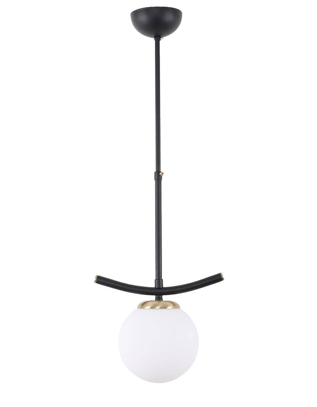 Lustra Okka Alb / Negru