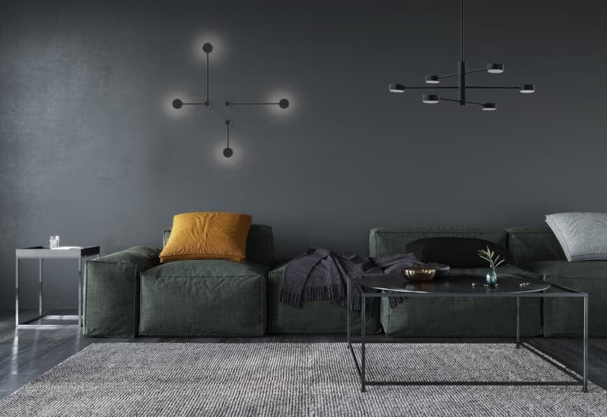 Nowodvorski Lustra Orbit VI Negru