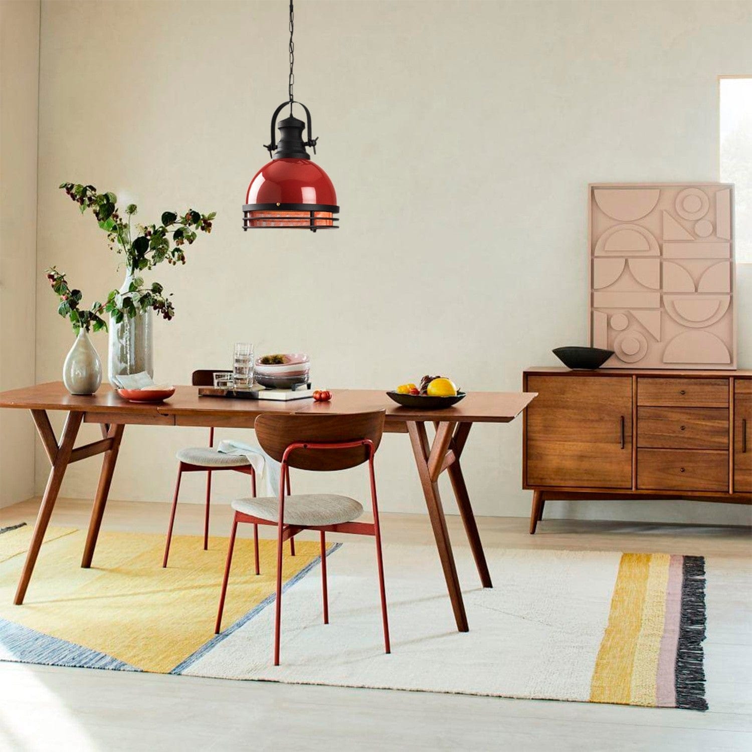 Lustra Saglam 3762 Rosu / Negru