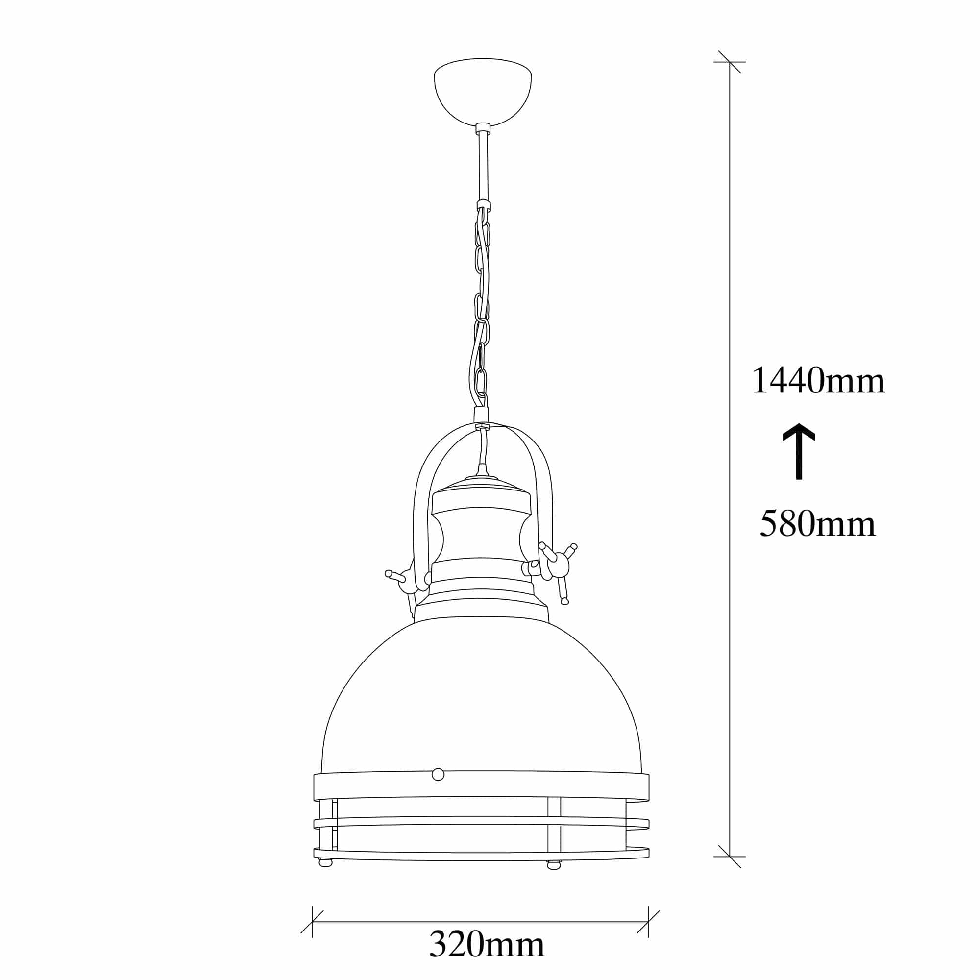 Lustra Saglam 3762 Rosu / Negru (2)
