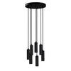 Lustra Tube Negru