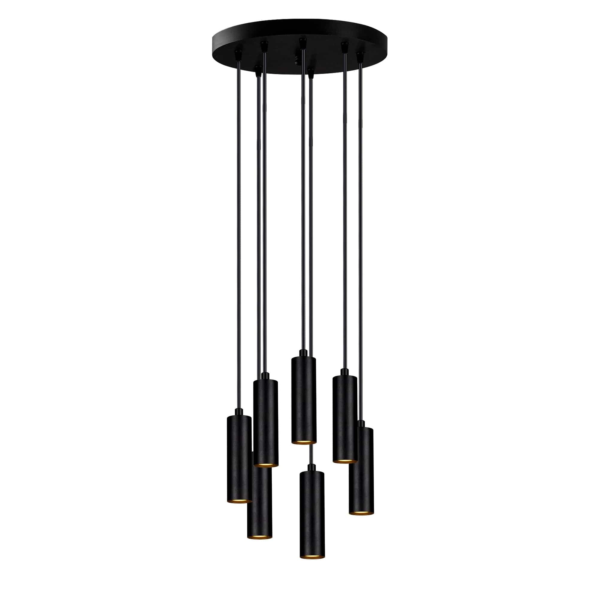 Lustra Tube Negru (1)